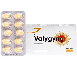 Viên đặt âm đạo Valygyno Medisun hỗ trợ điều trị các bệnh lý viêm nhiễm phụ khoa (1 vỉ x 10 viên) 1