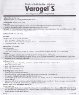Thuốc Varogel Shinpoong Daewoo điều trị viêm loét dạ dày (20 gói x 10ml)