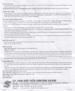 Thuốc Varogel Shinpoong Daewoo điều trị viêm loét dạ dày (20 gói x 10ml)