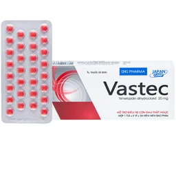 Thuốc Vastec DHG điều trị đau thắt ngực ổn định (2 vỉ x 30 viên) 1