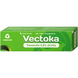 Thuốc bôi ngoài da Vectoka 2.0% Medbolide làm giảm phù nề và triệu chứng liên quan đến suy giãn tính mạch (Hộp 30G) 2