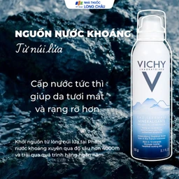 Xịt khoáng Vichy Eau Thermale Mineralizing Thermal Water cung cấp độ ẩm, làm dịu da (150ml)