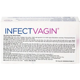 Viên đặt âm đạo Infectvagin hỗ trợ điều trị viêm cổ tử cung, teo niêm mạc âm đạo (2 vỉ x 5 viên) 7