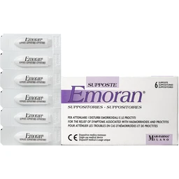 Viên đặt hậu môn Emoran Italy hỗ trợ điều trị trĩ và viêm trực tràng (1 vỉ x 6 viên) 1