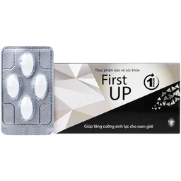Viên ngậm hỗ trợ tăng cường sinh lực cho nam giới First Up 1 Hour (2 vỉ x 4 viên) 1