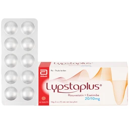 Viên nén Lypstaplus 20/10mg Abbott điều trị tăng cholesterol máu nguyên phát (3 vỉ x 10 viên) 1