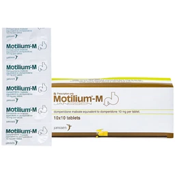 Viên nén Motilium-M Janssen điều trị triệu chứng nôn và buồn nôn (10 vỉ x 10 viên) 1