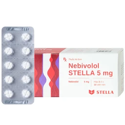 Viên nén Nebivolol Stella 5mg điều trị tăng huyết áp (3 vỉ x 10 viên) 1