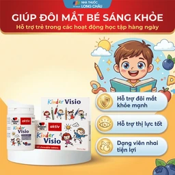 Viên nhai giúp mắt khỏe mạnh và tăng cường thị lực cho bé Doppelherz Aktiv Kinder Visio 60v 3