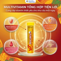 Viên sủi giúp nâng cao sức đề kháng Bocalex Multi Tropical Flavor DHG Pharma (20 viên) 3