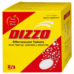 Viên sủi hỗ trợ tiêu hóa Dizzo Rv (12 vỉ x 4 viên) 7