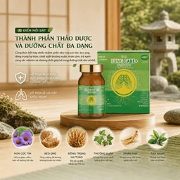 Viên uống bổ phổi, hỗ trợ hệ hô hấp khỏe mạnh Lung Care+ Jpanwell (60 viên) 3
