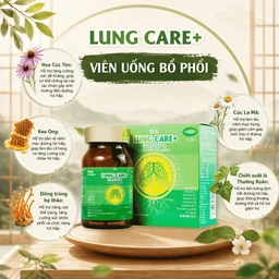 Viên uống bổ phổi, hỗ trợ hệ hô hấp khỏe mạnh Lung Care+ Jpanwell (60 viên) 2