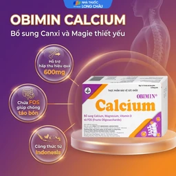 Viên uống bổ sung Calci, Magne Obimin Calcium United (3 vỉ x 10 viên) 2