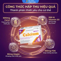 Viên uống bổ sung Calci, Magne Obimin Calcium United (3 vỉ x 10 viên) 3