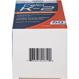 Viên uống bổ sung canxi, hỗ trợ giảm nguy cơ loãng xương Calci K-2 Pharma World (60 viên)