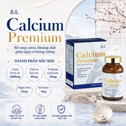 Viên bổ sung canxi, khoáng chất giảm nguy cơ loãng xương Calcium Premium JpanWell (120 viên) 3