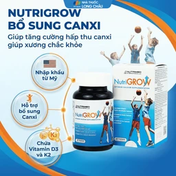 Viên uống bổ sung canxi, giúp tăng chiều cao cho trẻ NutriGrow Nutrimed (60 viên) 2