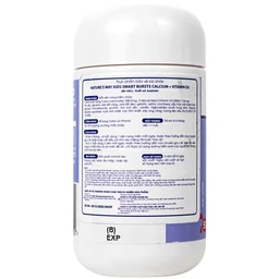 Viên uống bổ sung canxi và vitamin D3 giúp xương và răng chắc khỏe Nature's Way Kids Smart Bursts Calcium + Vitamin D3 (Hộp 50 viên)