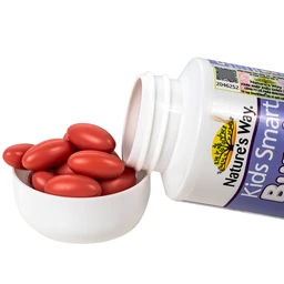 Viên uống bổ sung canxi và vitamin D3 giúp xương và răng chắc khỏe Nature's Way Kids Smart Bursts Calcium + Vitamin D3 (Hộp 50 viên)