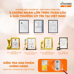 Viên uống bổ sung canxi, Vitamin D3, giúp xương răng chắc khoẻ Vitatree Kids Super Milky Calcium 330mg plus Vitamin D3 (Hộp 60 viên) 6