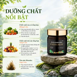 Viên uống bổ sung chất xơ, hỗ trợ hệ tiêu hóa JP Natural Organic Jpanwell (120 viên) 3