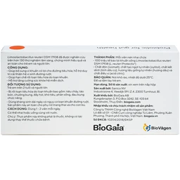 Viên bổ sung lợi khuẩn cho đường tiêu hóa BioGaia Protectis Tablets (10 viên) 10