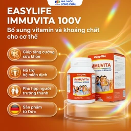 Viên uống bổ sung vitamin và khoáng chất cho cơ thể, tăng sức khỏe Immuvita Easylife (100 viên) 2