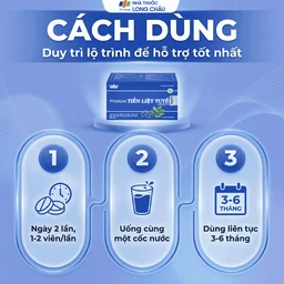Viên uống hỗ trợ cho người phì đại tiền liệt tuyến Pygeum Tiền Liệt Tuyến Kingphar (4 vỉ x 10 viên) 5