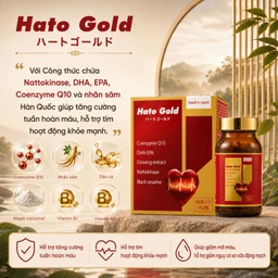Viên uống hỗ trợ tim mạch, bổ sung các chất chống oxi hóa cho cơ thể Hato Gold Jpanwell (60 viên) 2
