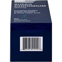 Viên uống giúp cân bằng đường huyết, giảm cholesterol Super Chromium 250mcg NatureCare (90 viên)