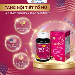 Viên uống giúp tăng nội tiết tố nữ, hỗ trợ giảm các triệu chứng bốc hỏa, đau đầu, lo âu, mệt mỏi cho phụ nữ tiền mãn kinh, mãn kinh Lady Plus Vitamins For Life (Hộp 60 viên) 2