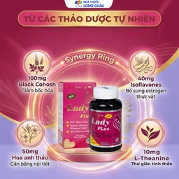 Viên uống giúp tăng nội tiết tố nữ, hỗ trợ giảm các triệu chứng bốc hỏa, đau đầu, lo âu, mệt mỏi cho phụ nữ tiền mãn kinh, mãn kinh Lady Plus Vitamins For Life (Hộp 60 viên) 3