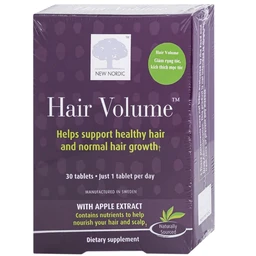Viên uống giúp tóc chắc khỏe, đẹp tóc, hạn chế rụng tóc Hair Volume New Nordic (30 viên) 1