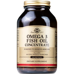 Viên uống hỗ trợ bổ sung dưỡng chất cho não bộ Omega 3 Fish Oil Concentrate Solgar (120 viên) 1