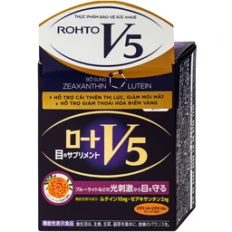 Viên uống hỗ trợ cải thiện thị lực Rohto V5 (Hộp 30 viên) 2
