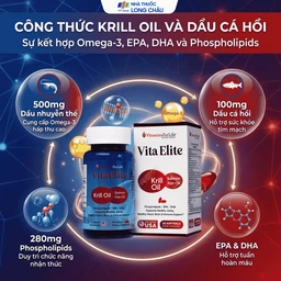 Viên uống hỗ trợ cải thiện trí nhớ, hỗ trợ giảm nguy cơ xơ vữa mạch Vita Elite Vitamins For Life (Hộp 30 viên) 3