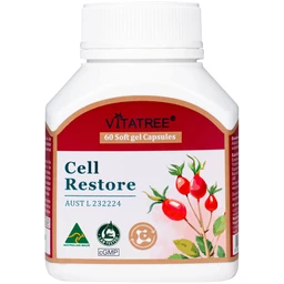 Viên uống hỗ trợ chống oxy hoá, hỗ trợ duy trì sức khoẻ, tốt cho mắt Vitatree Cell Restore (Hộp 60 viên) 8