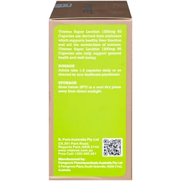 Viên uống hỗ trợ chức năng gan Vitatree Super Lecithin 1200mg Capsules (Hộp 60 viên) 9