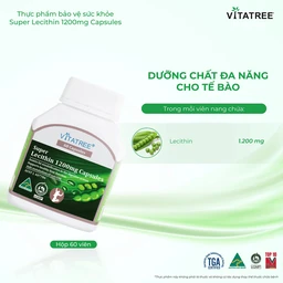 Viên uống hỗ trợ chức năng gan Vitatree Super Lecithin 1200mg Capsules (Hộp 60 viên) 3