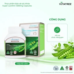 Viên uống hỗ trợ chức năng gan Vitatree Super Lecithin 1200mg Capsules (Hộp 60 viên) 4
