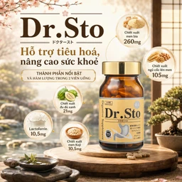 Viên uống hỗ trợ tiêu hóa, giảm đầy bụng, khó tiêu Dr.Sto Jpanwell (60 viên) 3