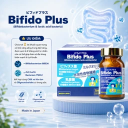 Viên uống bổ sung lợi khuẩn đường ruột giảm rối loạn tiêu hóa do loạn khuẩn Bifido Plus Jpanwell (30 viên) 4