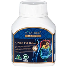 Viên uống hỗ trợ giải độc gan, tăng cường chuyển hoá chất béo, giúp giảm mỡ máu Vitatree Organ Fat Detox (Hộp 60 viên) 9