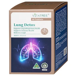 Viên uống hỗ trợ giảm ho, tăng cường sức đề kháng Vitatree Lung Detox (Hộp 60 viên) 3