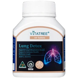 Viên uống hỗ trợ giảm ho, tăng cường sức đề kháng Vitatree Lung Detox (Hộp 60 viên) 6