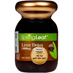 Viên uống hỗ trợ giúp giải độc gan, bảo vệ gan Spring Leaf Liver Detox 15000mg (Lọ 60 viên) 1
