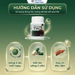 Viên uống giúp thanh nhiệt, mát gan, bảo vệ gan, tăng cường chức năng gan giải độc gan Tw3 Foripharm (Hộp 60 viên) 4
