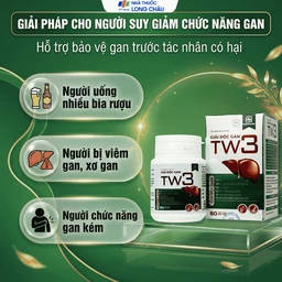Viên uống giúp thanh nhiệt, mát gan, bảo vệ gan, tăng cường chức năng gan giải độc gan Tw3 Foripharm (Hộp 60 viên) 2