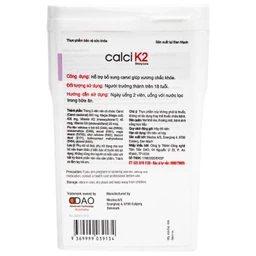 Viên uống hỗ trợ phòng chống loãng xương, bổ sung canxi giúp xương chắc khỏe Calci K2 Dao Nordic Health (60 viên)